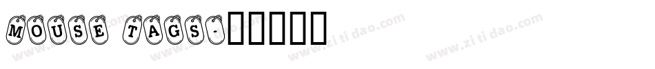Mouse Tags字体转换